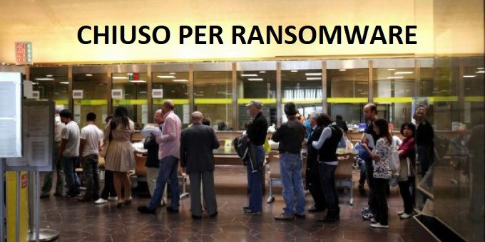 chiuso per ransomware