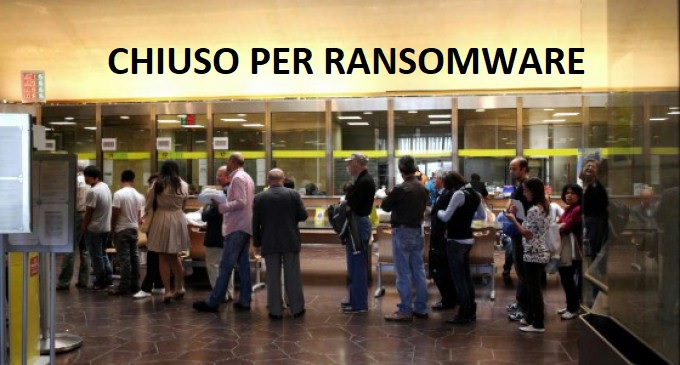 chiuso per ransomware chiuso per ransomware